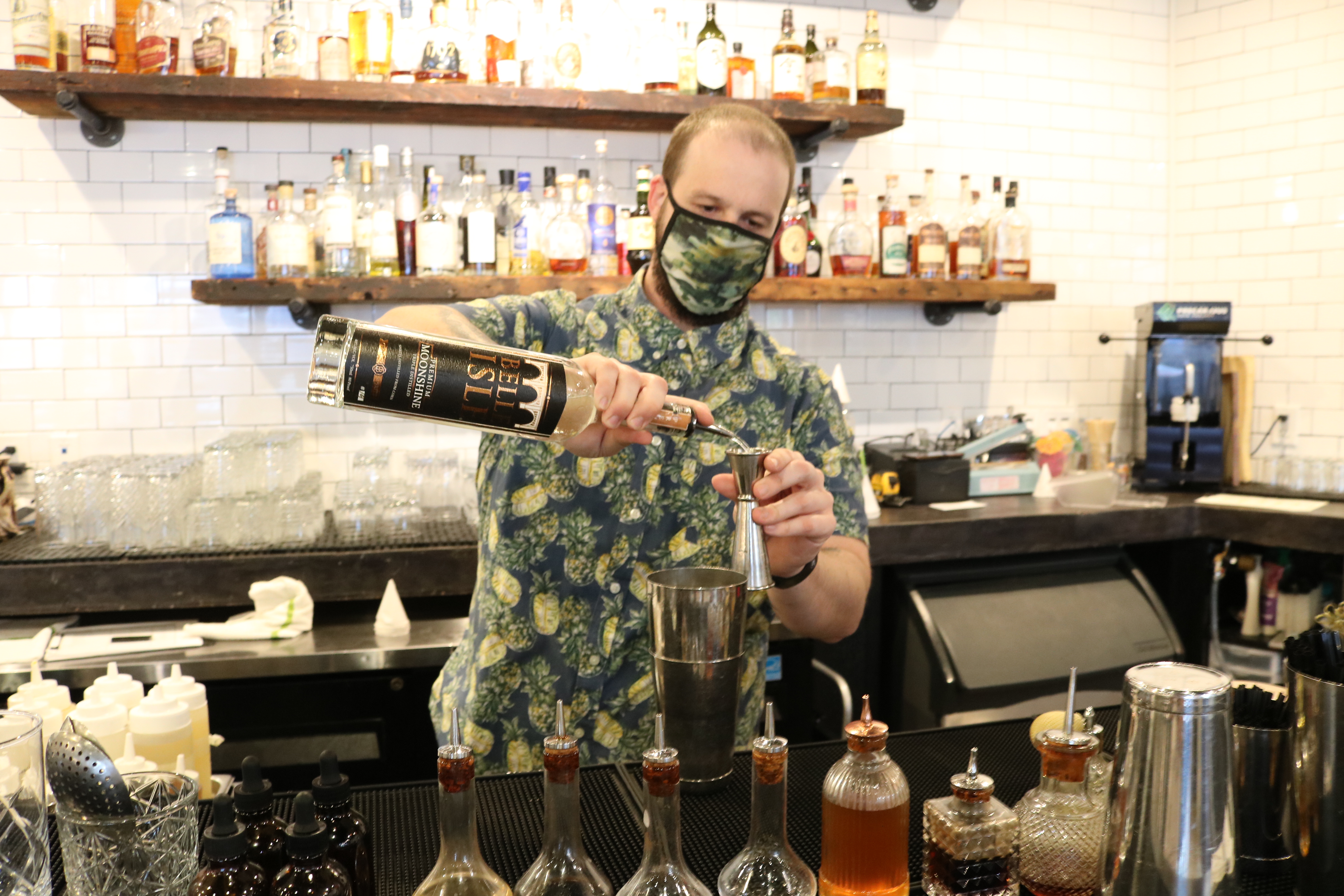 扎克混合酒精的鸡尾酒