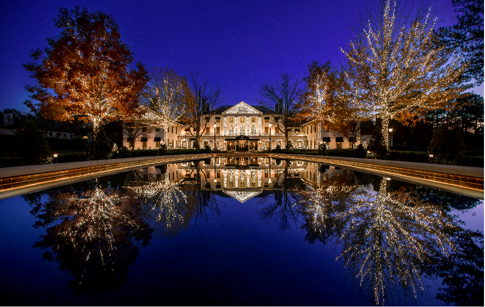 威廉斯堡酒店的圣诞装饰