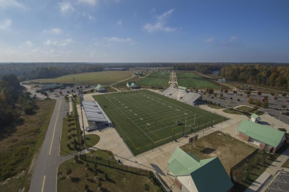 空中的万纳球场