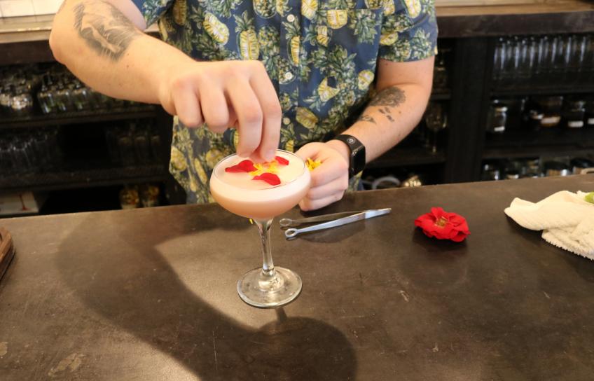 琥珀牛酒吧的鸡尾酒