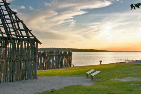 约翰·史密斯在日落时分