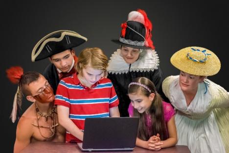 在约克镇的美国革命博物馆，历史是有趣的