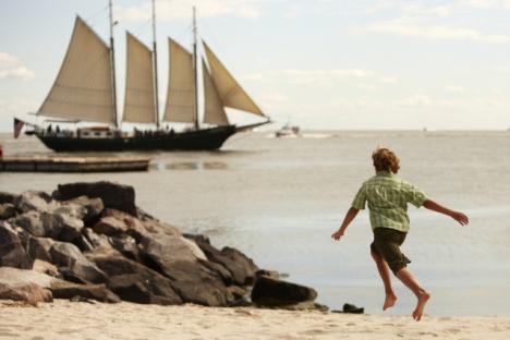 美丽的约克镇海滩