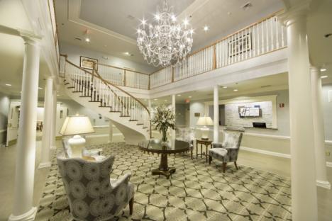 大堂客人入住度假村的地方