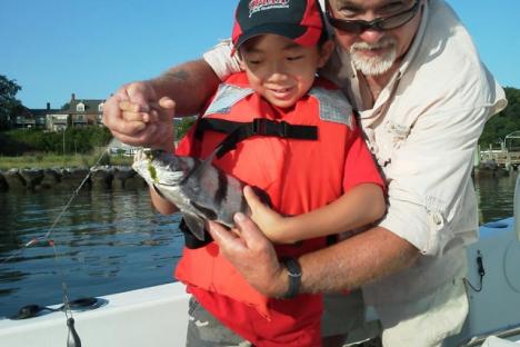 Young guest with Black Drum