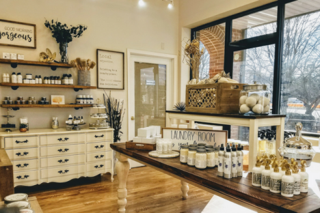 自然清洁产品在完全自然的肥皂