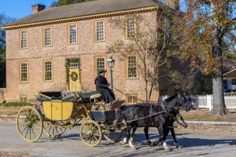 历史街区的节日装饰